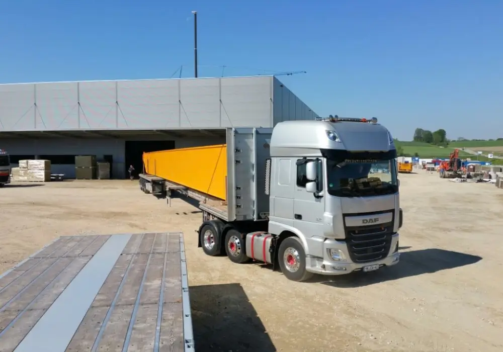 Spedition Wernscheidt Meinerzhagen Rangierarbeiten 35 m Gesamtlänge