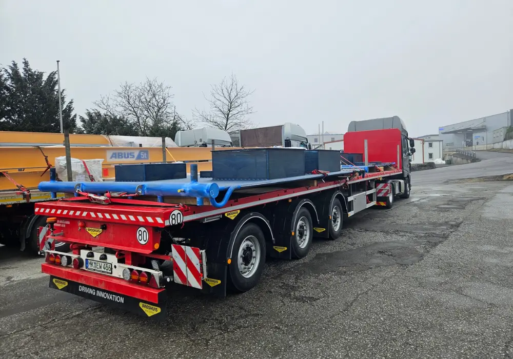 Spedition Wernscheidt Meinerzhagen Überbreitentransport nach Schweden